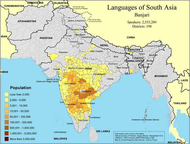 Languages of South Asia - Banjari