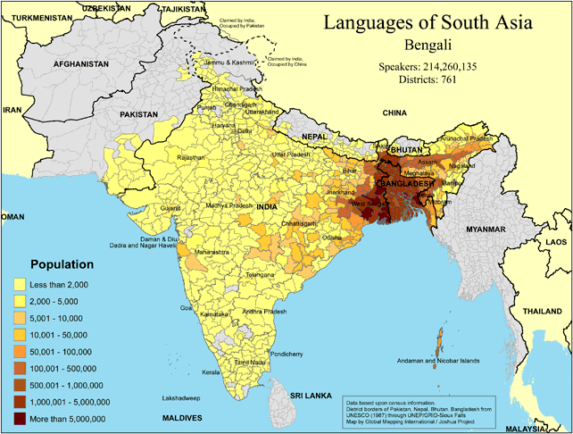 Languages of South Asia - Bengali