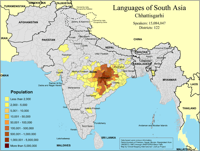 Languages of South Asia - Chhattisgarhi