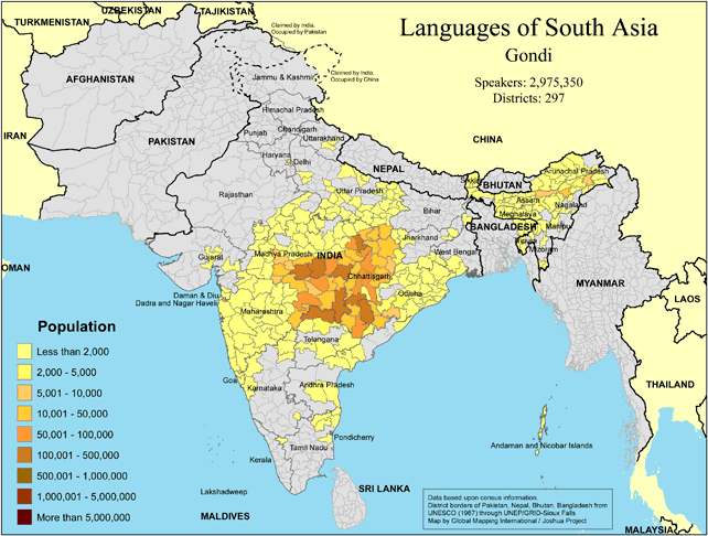 Languages of South Asia - Gondi
