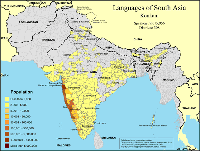 Languages of South Asia - Konkani