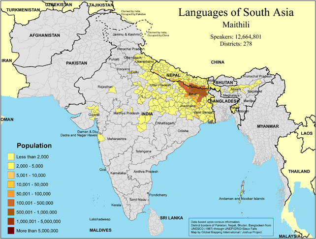 Languages of South Asia - Maithili