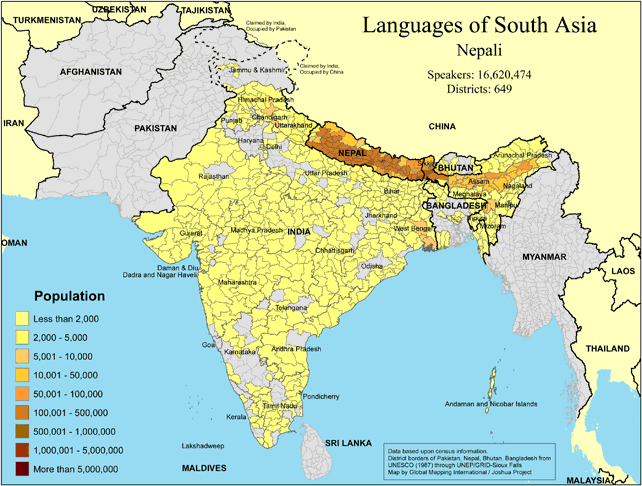 Languages of South Asia - Nepali