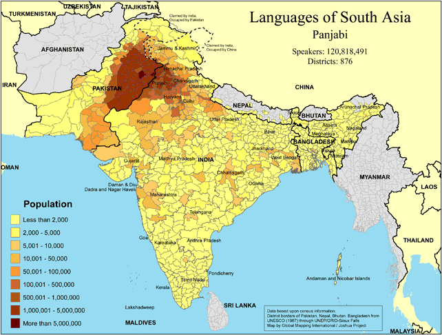 Languages of South Asia - Panjabi
