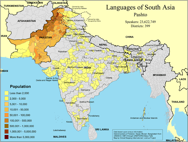 Languages of South Asia - Pashto