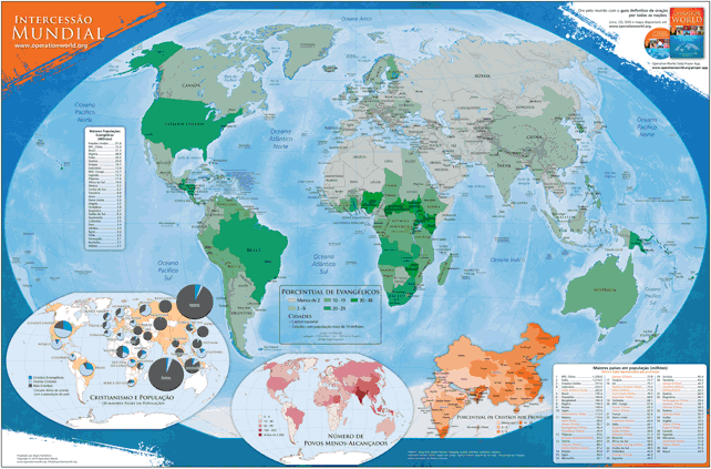 Mapa Intercessão Mundial - Click Image to Close