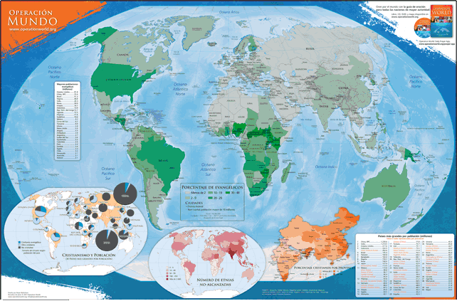 Mapa de la Operación Muro Mundo
