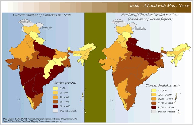 India: A Land in Need of Many Needs (Churches) - Click Image to Close