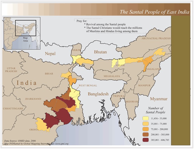 The Santal People of East India - Click Image to Close