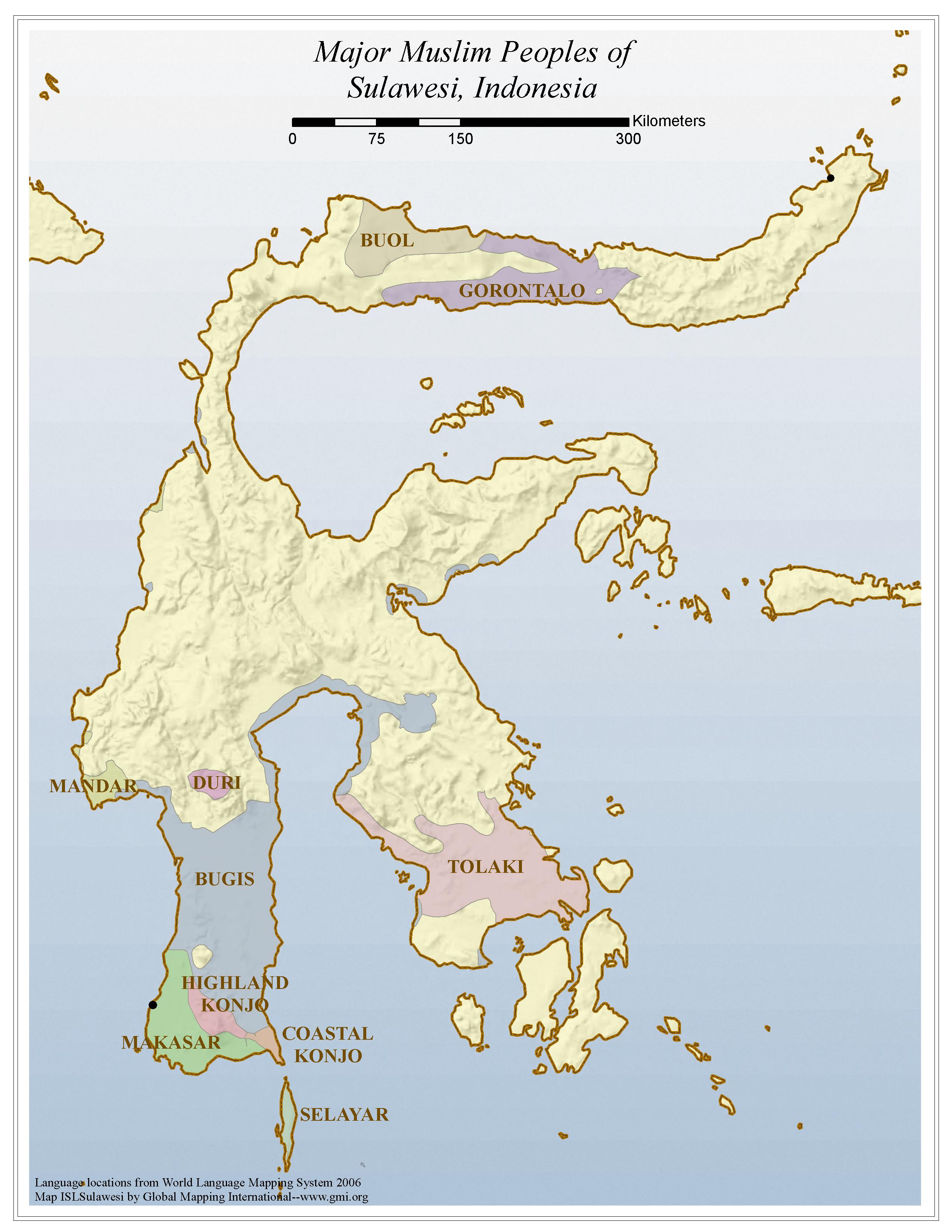 Major Muslim Peoples of Sulawesi, Indonesia