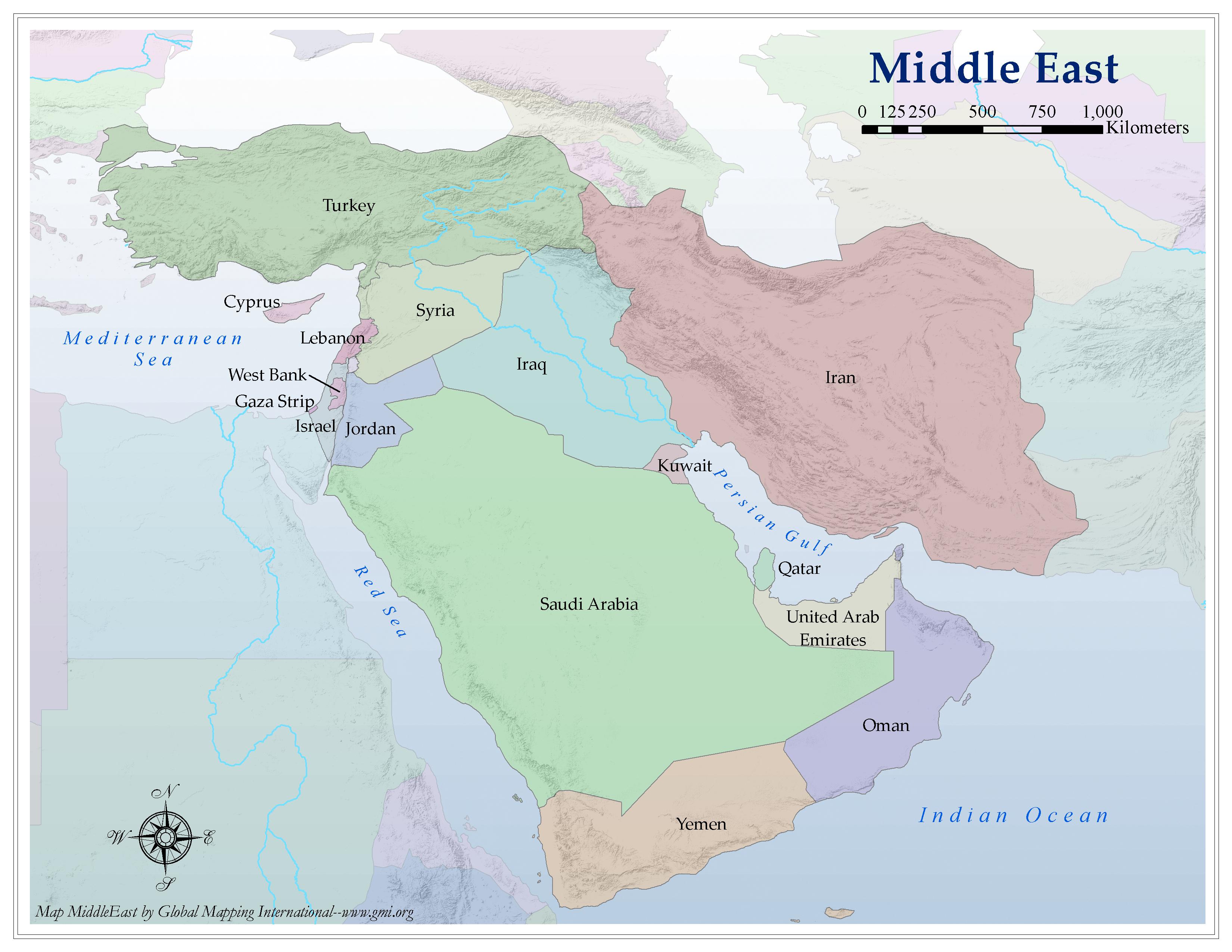 Middle East - Click Image to Close