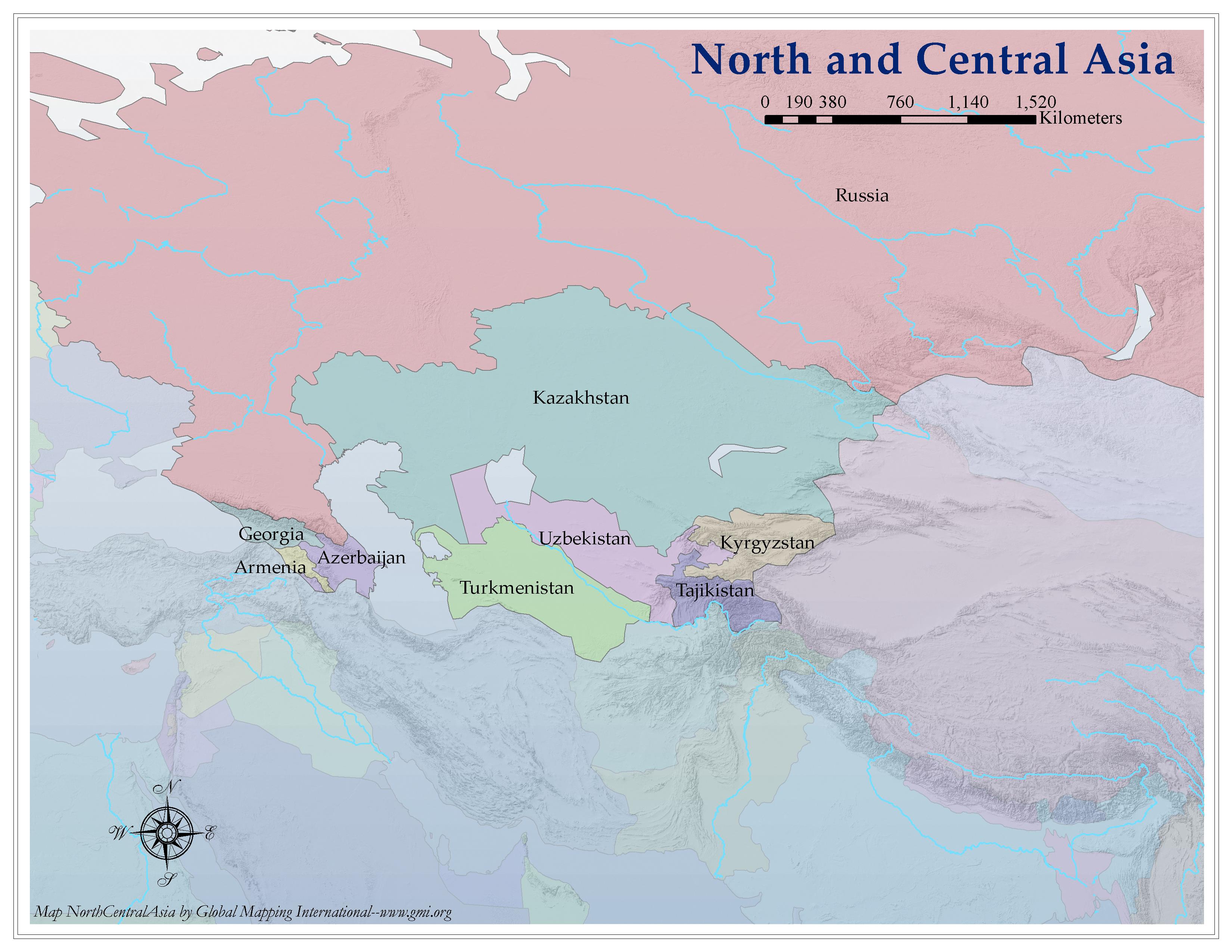 North and Central Asia - Click Image to Close