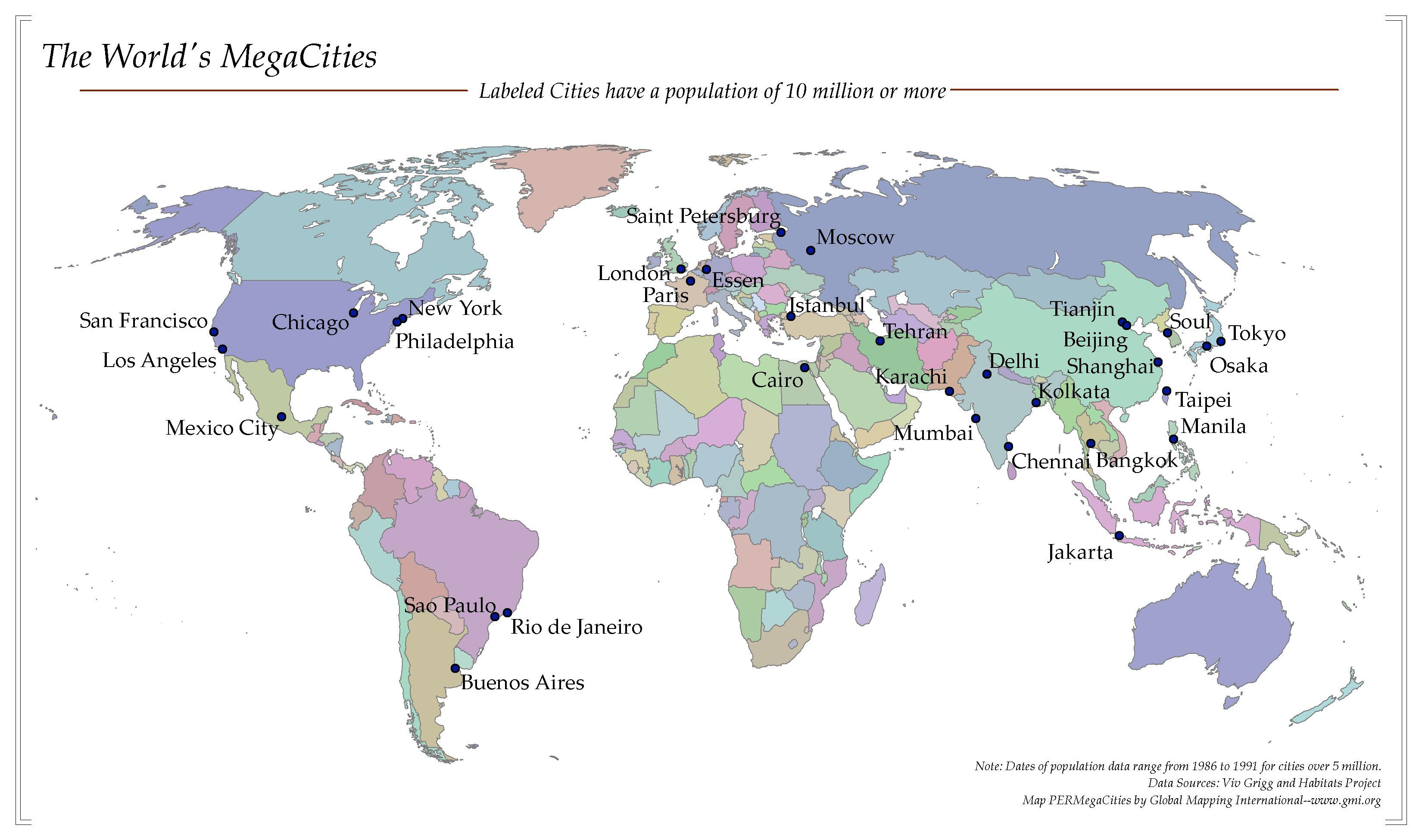 The World's MegaCities