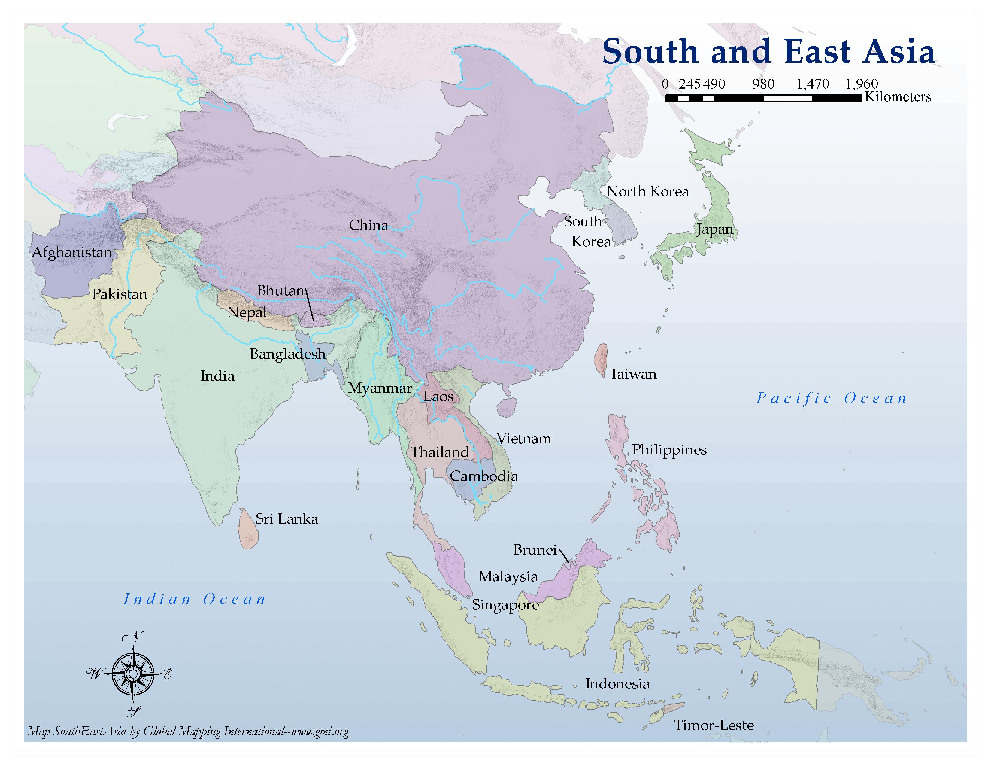 South and East Asia