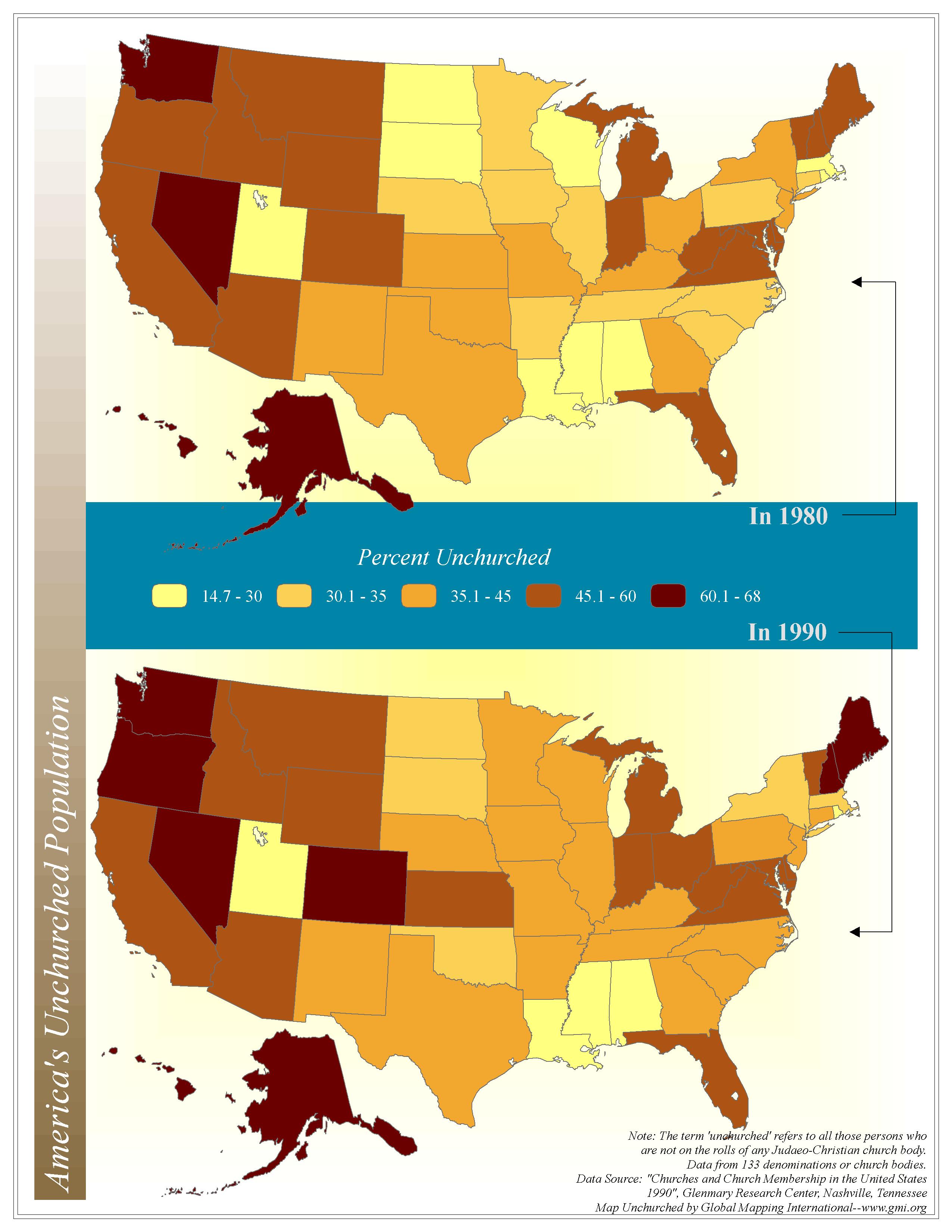 America's Unchurched Population - Click Image to Close