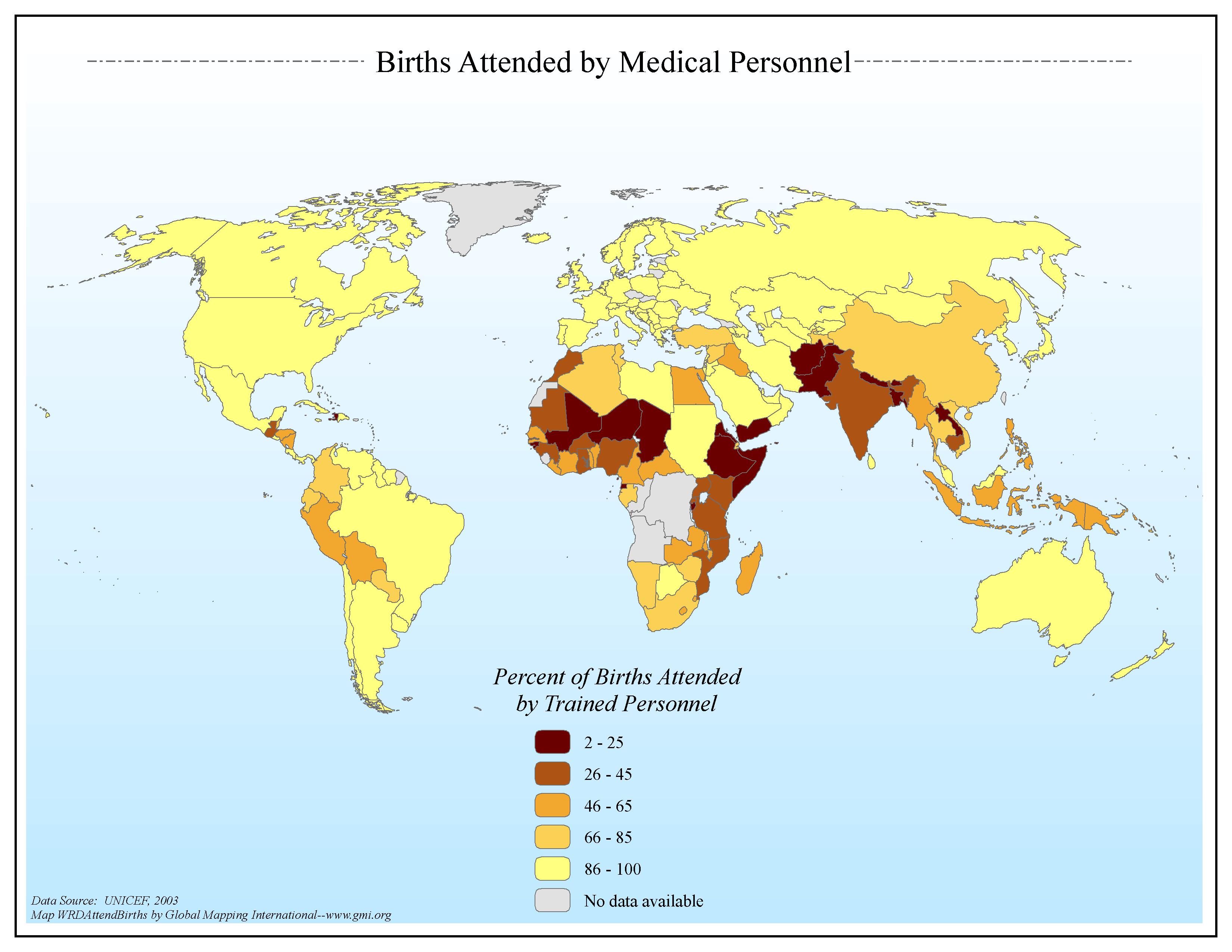 Births Attended by Medical Personnel - Click Image to Close