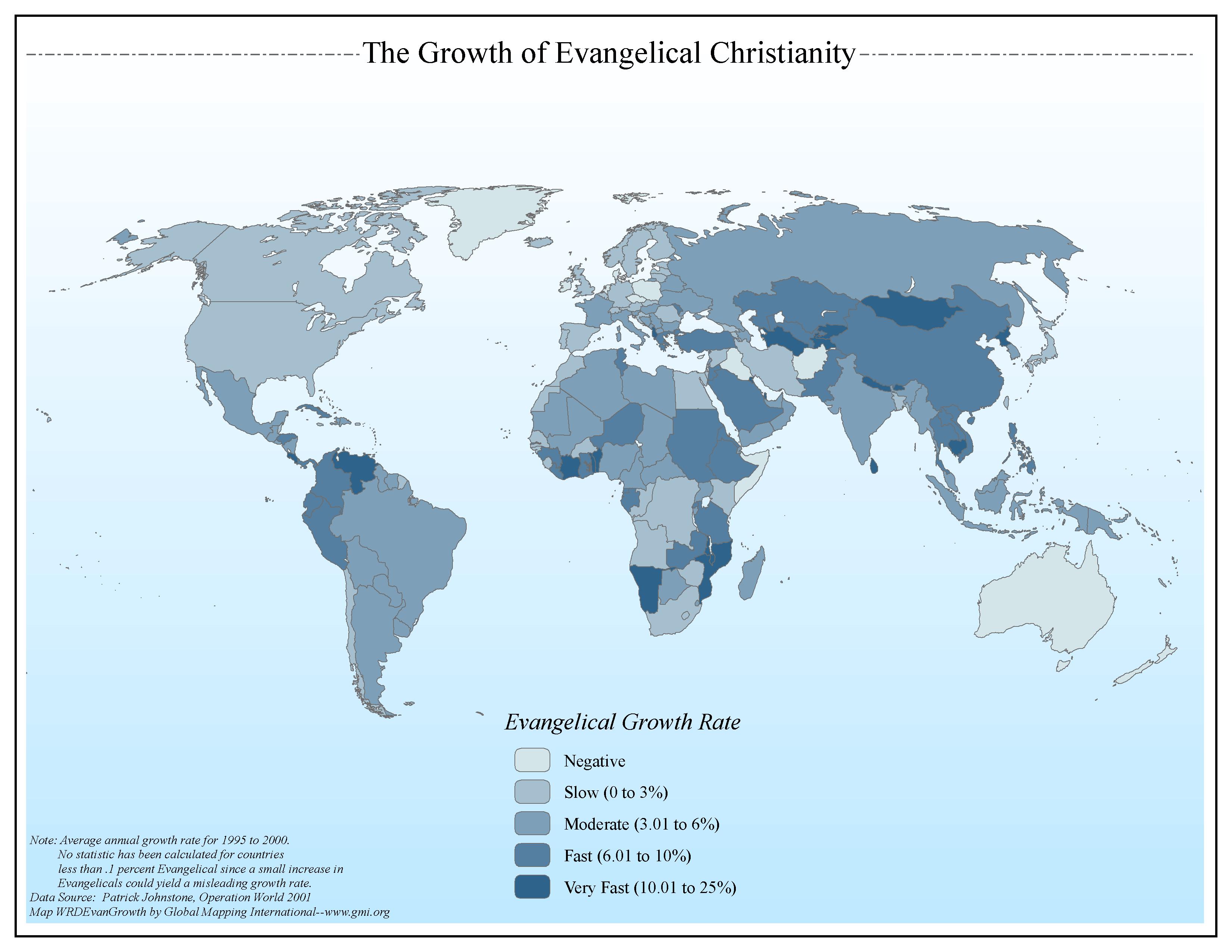 The Growth of Evangelical Christianity - Click Image to Close