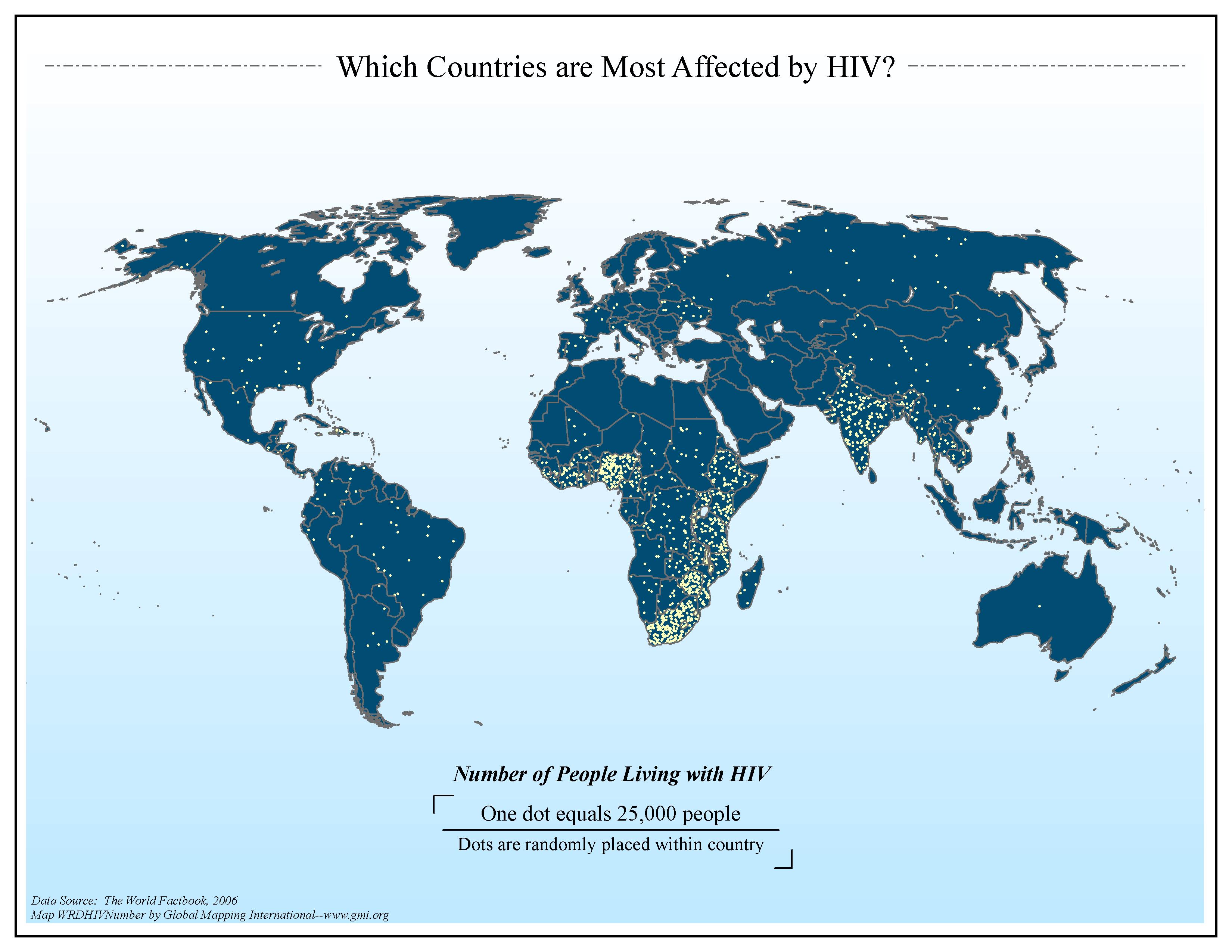 Which Countries are Most Affected by HIV?