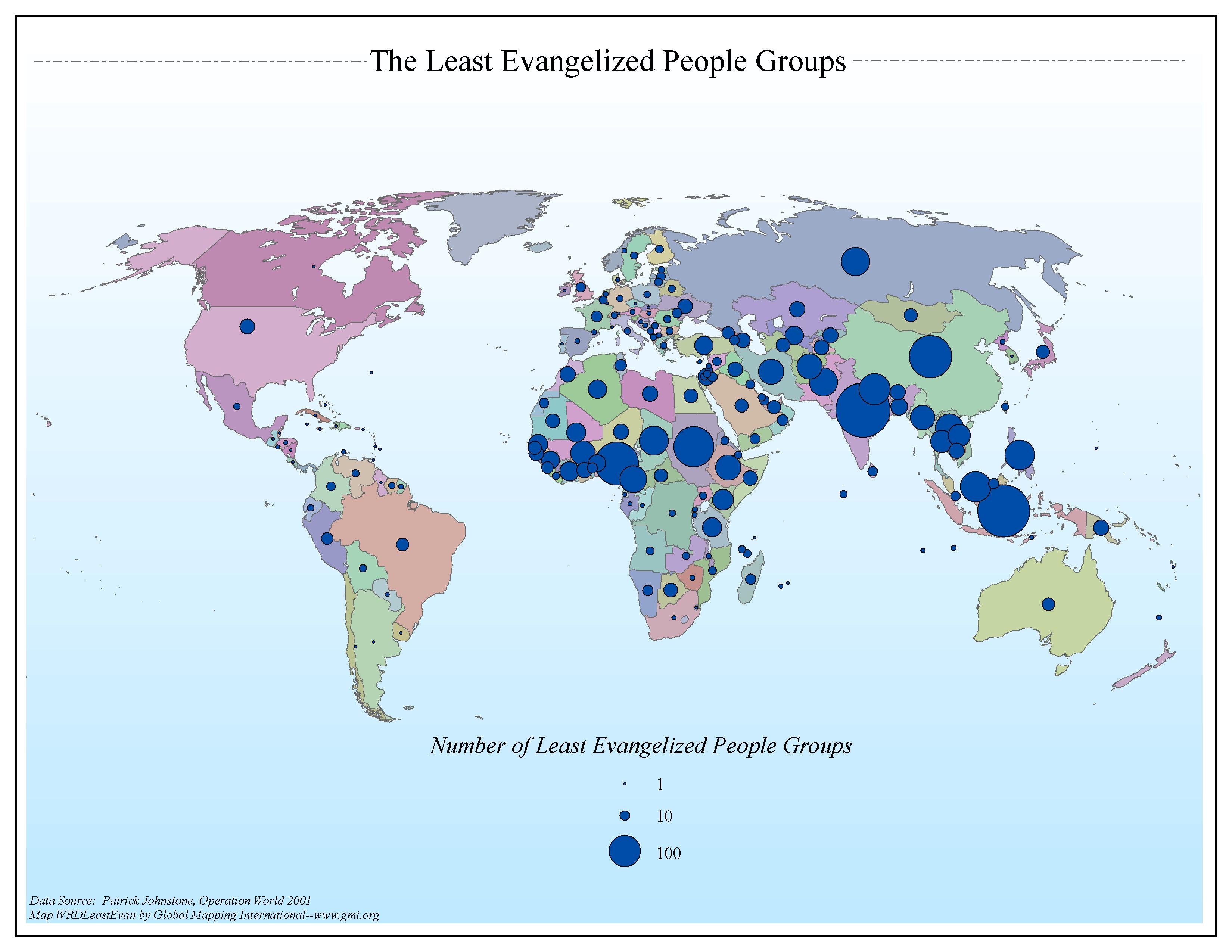 The Least Evangelized People Groups