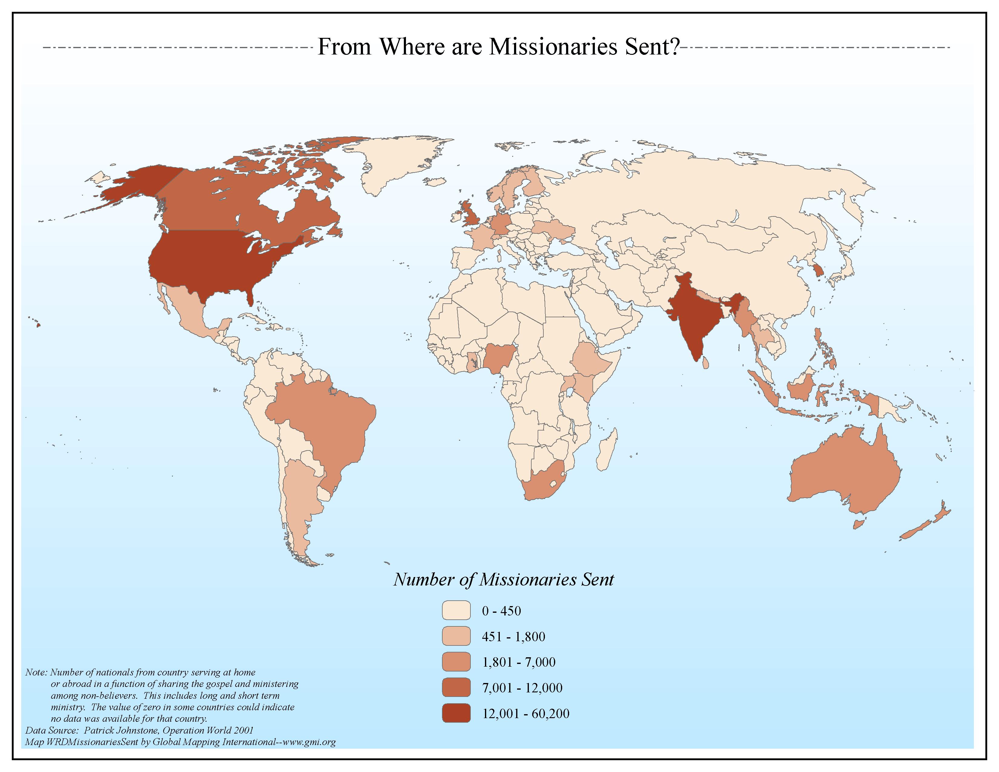 From Where are Missionaries Sent? - Click Image to Close