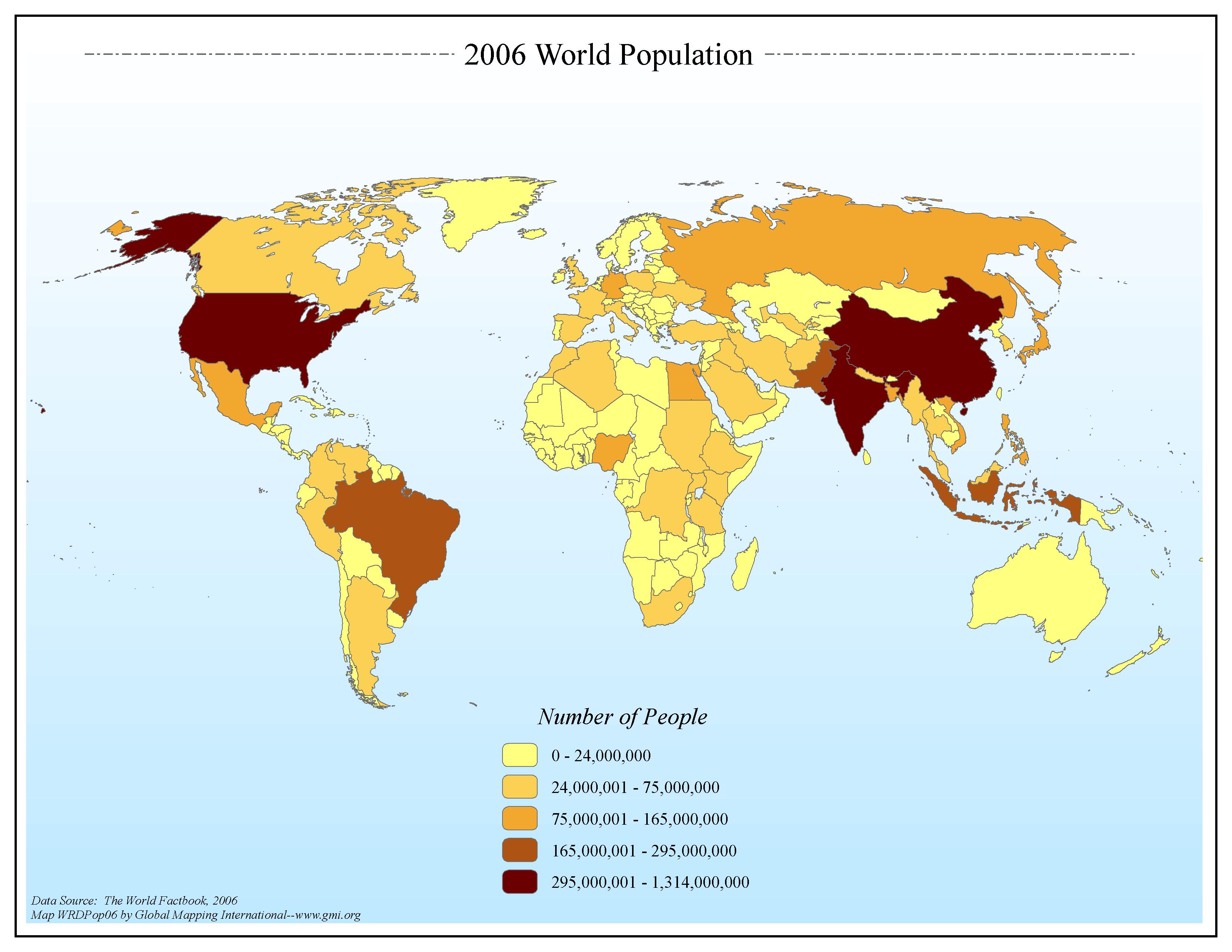 2006 World Population - Click Image to Close