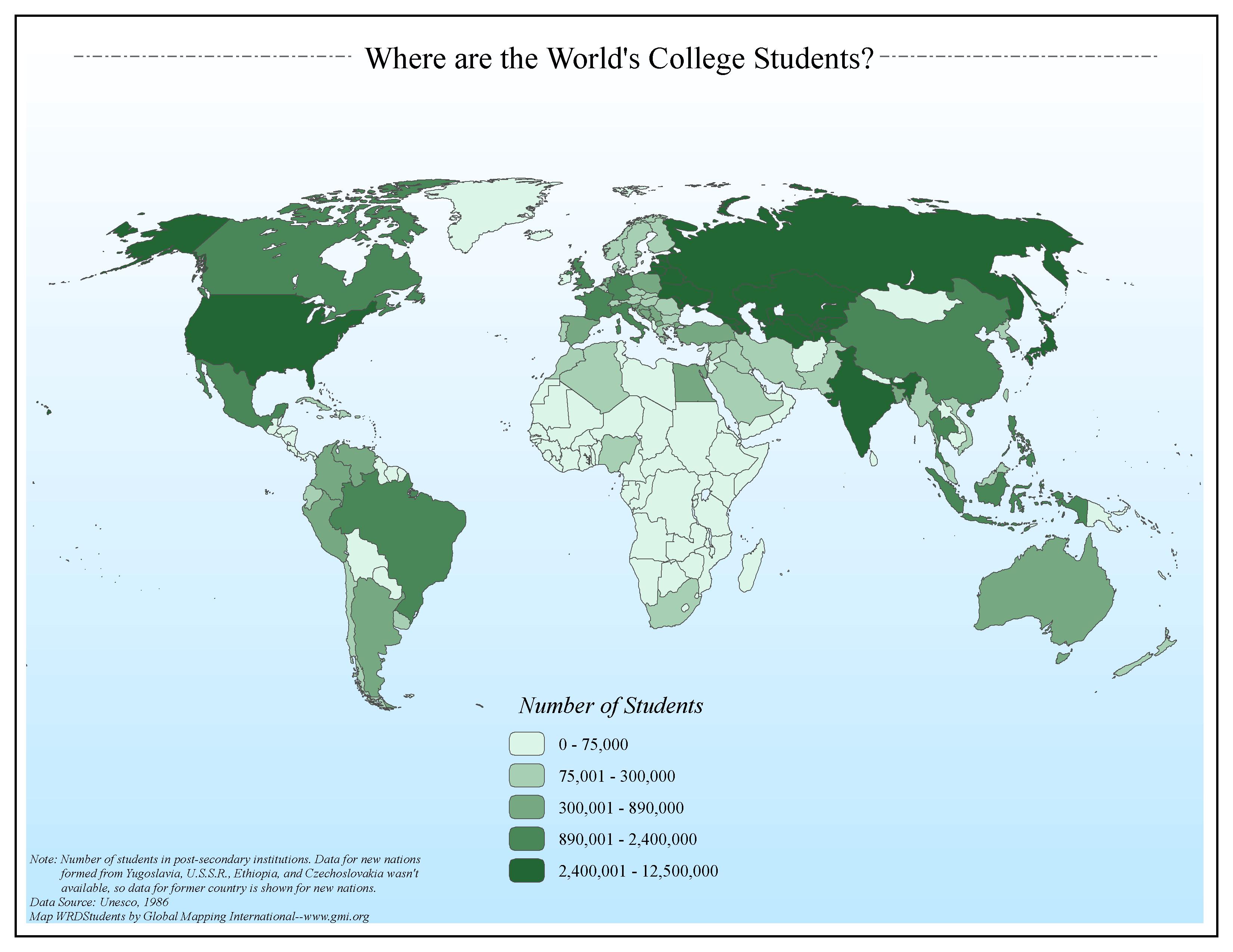 Where are the World's College Students?