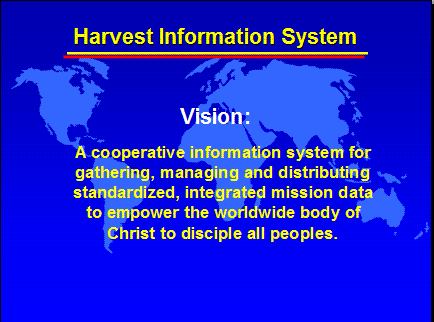 Harvest Information System Overview