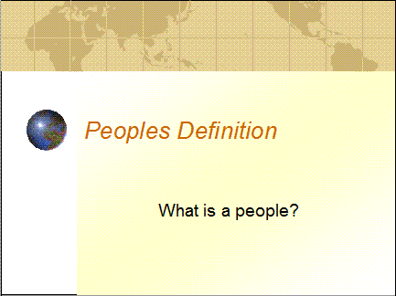 Peoples Definition - What is a People? - Click Image to Close