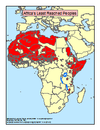 Africa's Least Reached Peoples (areas) - Click Image to Close