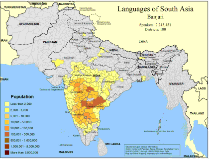 Languages of South Asia- Banjari
