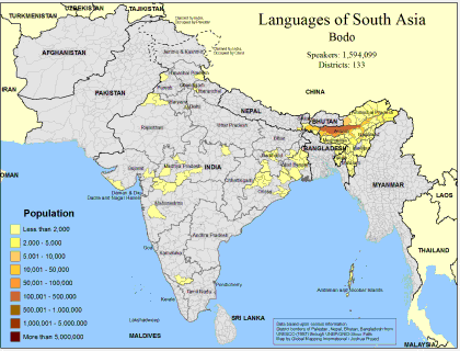 (image for) Languages of South Asia- Bodo