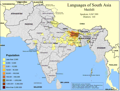 Languages of South Asia- Maithili
