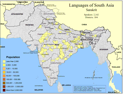 Languages of South Asia- Sanskrit - Click Image to Close