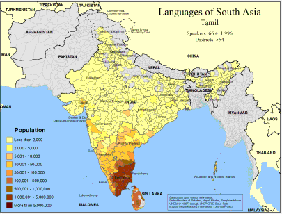 Languages of South Asia- Tamil