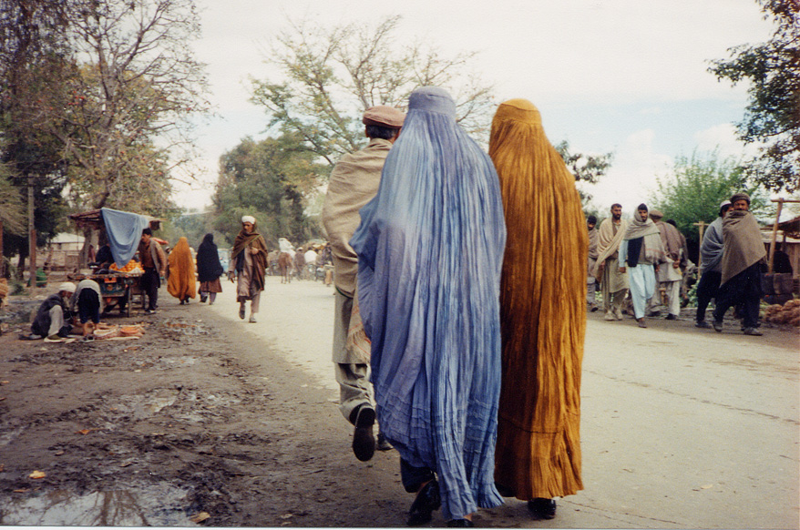 Two Wives Following Husband / Afghanistan / Afghan