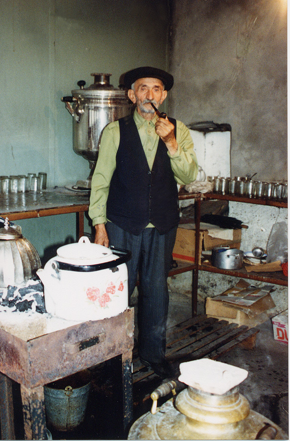 Man Smoking Pipe / Azerbaijan / Azeri - Click Image to Close