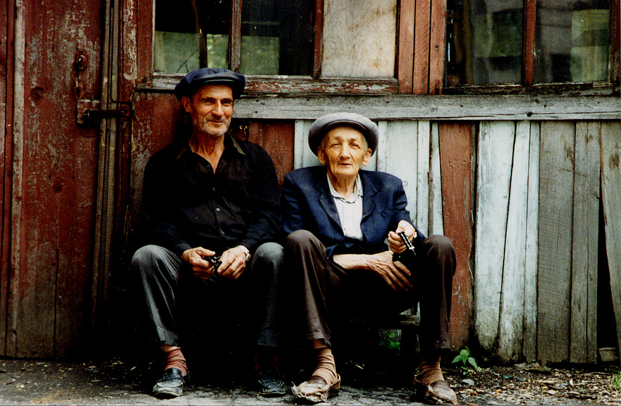 Men Sitting Together / Azerbaijan / Azeri