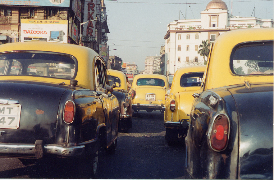 Taxis Of Calcutta / India