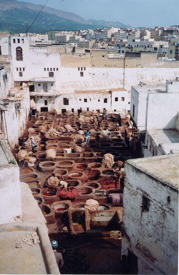 Tannery In City Of Fez / Morocco - Click Image to Close