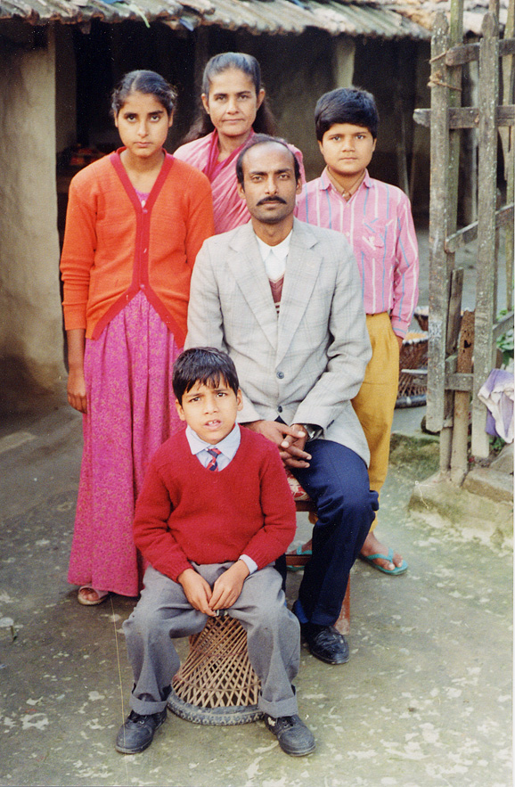 Pastor And Family, Southern Region / Nepal - Click Image to Close