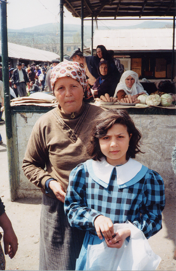 Woman And Child At The Market, Dagestan / Russia