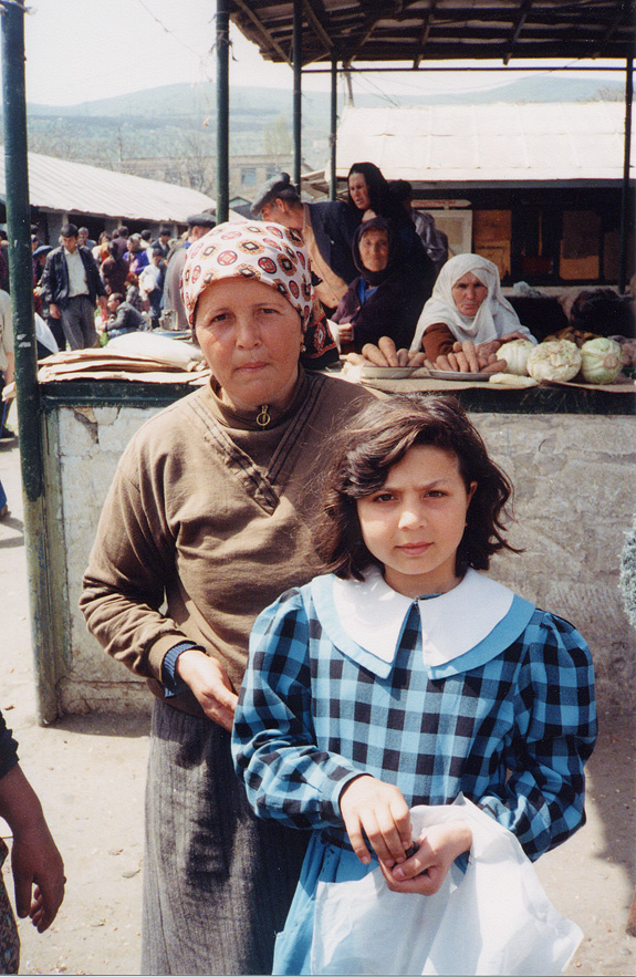 Woman And Child At The Market, Dagestan / Russia - Click Image to Close