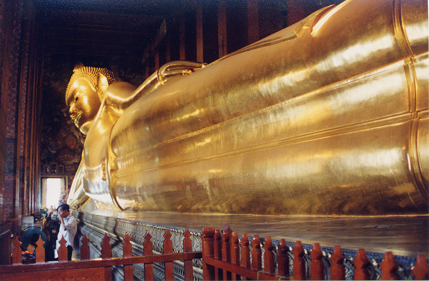 Gold Buddha In Bangkok / Thailand