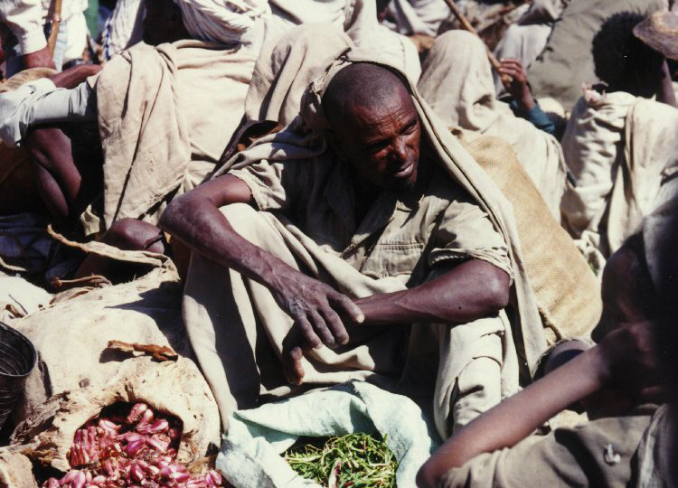 Man In Market / Ethiopia - Click Image to Close