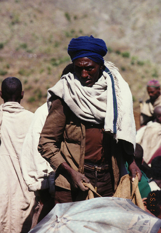 Man In Market / Ethiopia - Click Image to Close