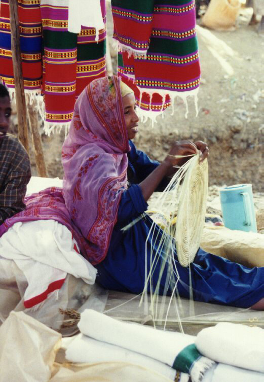 Woman At Market / Ethiopia - Click Image to Close