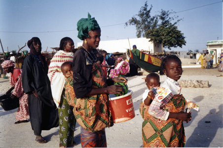 Senegalese Woman, Man From Moor People / Senegal