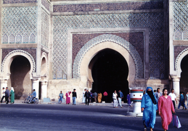 Gate In The City Wall, Meknes / Morocco - Click Image to Close