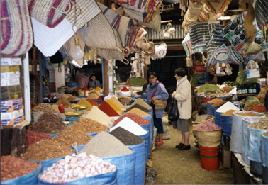 Spices In A Market / Africa