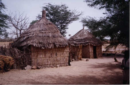 Typical Dwelling Of Subsaharan Africa / Africa - Click Image to Close